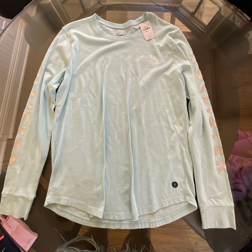Hollister Teal Long Sleeve